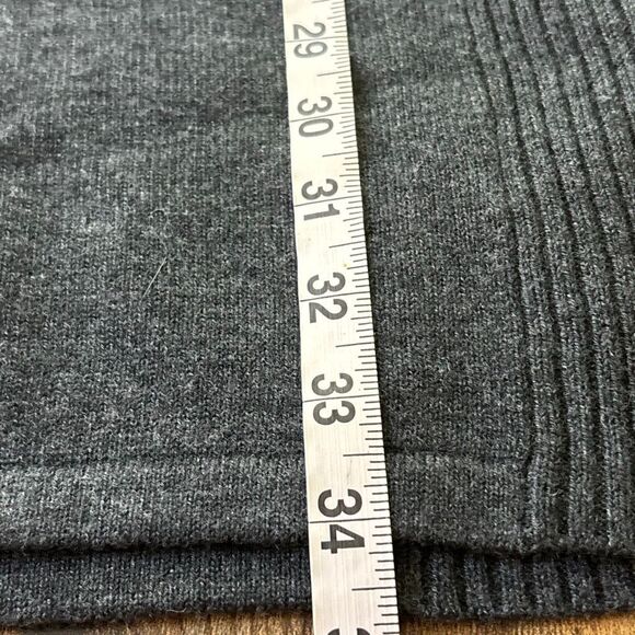 NWT Athleta Chalet Merino Wool sweater dress Sz S Heather Gray ribbed travel - Picture 13 of 13
